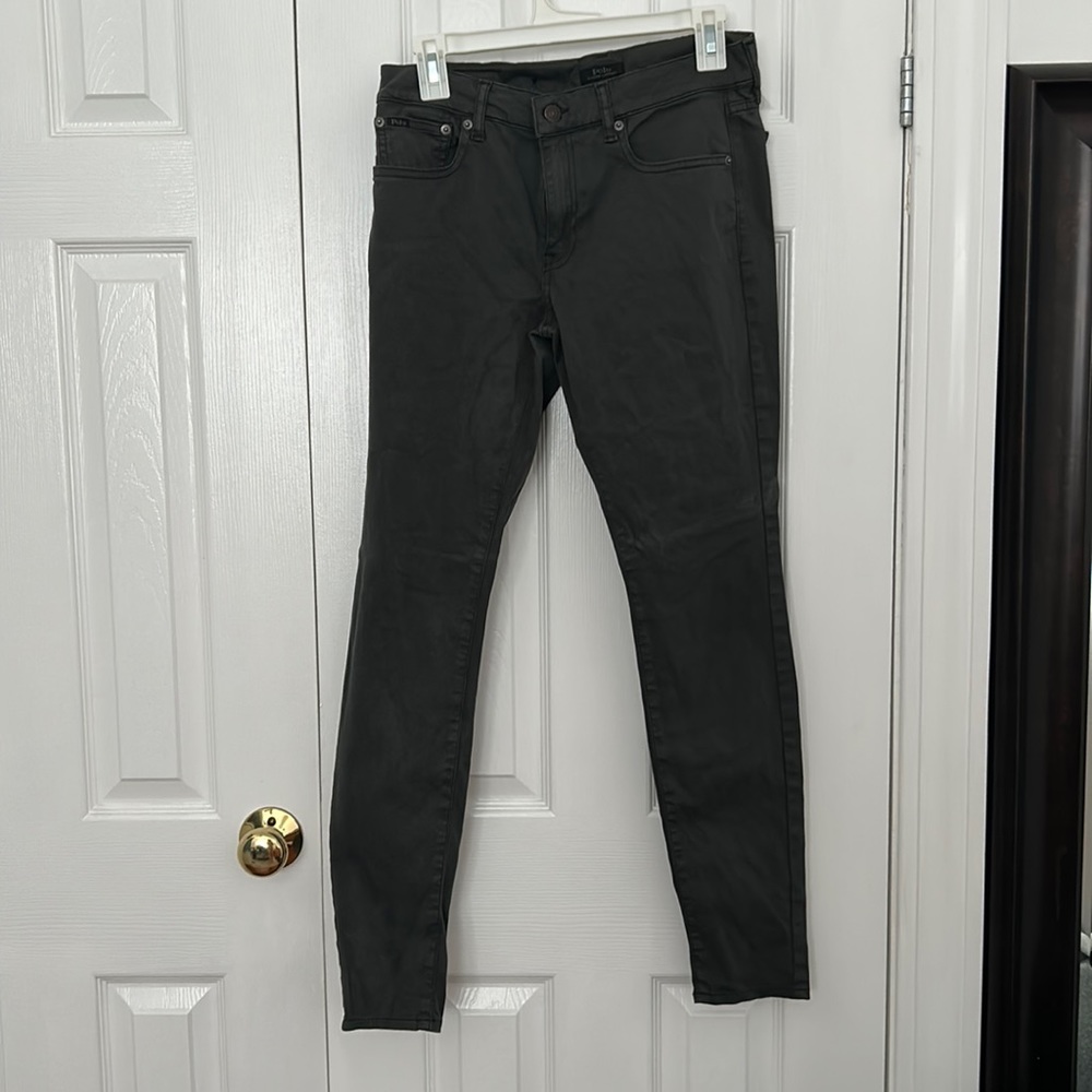 Dark gray pants
